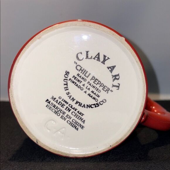 Vibrant Chili Pepper Mug - Red, Green, and Yellow - Picture 5 of 6